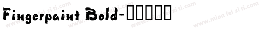 Fingerpaint Bold字体转换